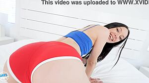 Jazmin Luv, you're a casting couch cutie with a tight pussy taking a monster cock.