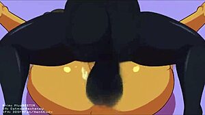 I'm mating press this milf's huge ass in 3d hentai roughly