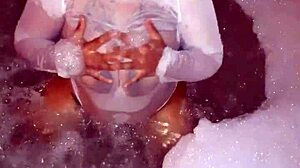 horny girl gets so wet after handjob