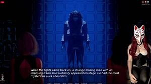 Ms. Denvers performs erotic show on stage in ep 41.