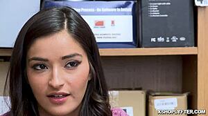 Emily Willis, spread eagle, pounded by LP officer