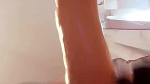 Machine Fucks Men's Asses With Dildo. Anal Action Detailed.