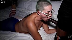 Cassie Blu's 1st Vicious Interracial Anal Creampie!