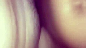 Huge cumshot on my belly from black guy