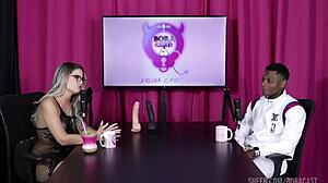 Intriguing swinger ignores partner's sexy actions