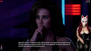 Ms. Denvers performs erotic show on stage in ep 41.