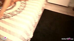 Anni the german teen whore gets rough interracial sex.