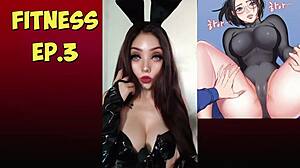 College Busty Girls Show Wet Pussy in Lingerie at Gym - Toomic Fitness Ep 3