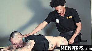 The twink shoplifter fully submits the gay officer - menperps
