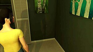 so cute when she eats my cum - house party game - amy