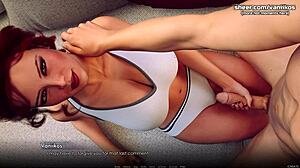 i’m obsessed with this redhead teen goddess, her big ass and tits drive me crazy in anal and deepthroat!