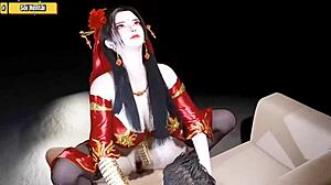 Medusa Queen Rides Monster Cock Deeply