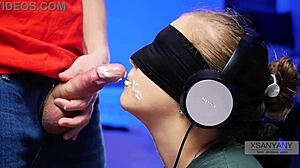 my best friend said let's play the taste game, but tricked me into swallowing cum - xsanyany.