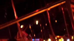 frankie in hot stockings striptease