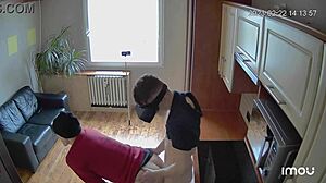 i watch skinny czech babe fuck on counter