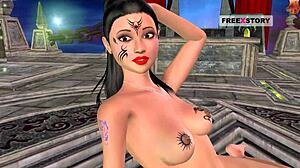 Animate Cartoon Porn Video Of An Indian Teen 18+ Girl Giving Sexy Positions