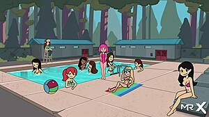 Camppinewood features all additional sex scenes in game e1 35 with intense action