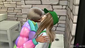 Plumber charges her clients work with lesbian sex - sexual hot animations