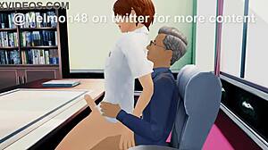 hey, dean's pet femboy gets slammed by school dean! 😜