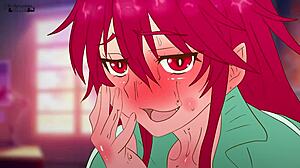 Itadaki Seieki Takes It Hard in Anime Ass Action