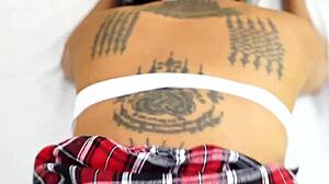 Asian Girlfriend Takes Hard Fuck Doggy Style