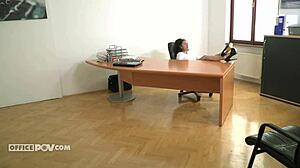 Diana rius the lazy intern at work office