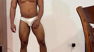 underwear casting turns gay anal with curious hetero