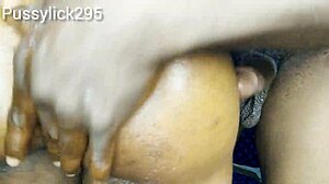 I licked pussy and sucked big black dick