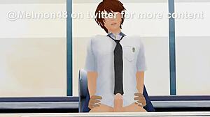 hey, dean's pet femboy gets slammed by school dean! 😜