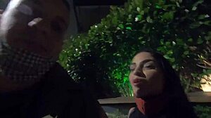 Monique Bertolini gives tour in motorhome workshop.