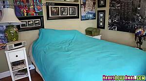 Alina West gives deep throat blowjob to boyfriend with intense skill