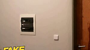 cheating boyfriend fucks teen backpacker in dorm quickie while girlfriend's next door, leading to orgasm and cumshot 😏