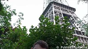 Risky gathering under the Eiffel Tower in Paris