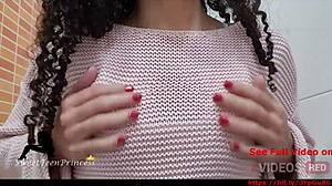 I Was At My Step Moms House And I Went To Bathroom To Play With A Carrot - I Put It All Inside My Tiny 18+ Ass Not The Full Video