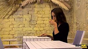 Sexy Bombshell Uses Tongue on Man's Anus for Ultimate RELAXATION!