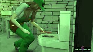 Plumber charges her clients work with lesbian sex - sexual hot animations