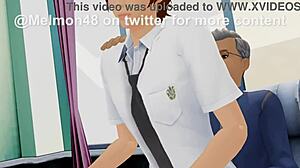 hey, dean's pet femboy gets slammed by school dean! 😜