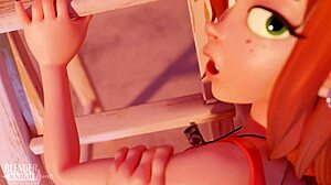 Wendy Gets Pounded by Pool in 3D Parody Action