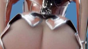 eve gets fucked in rough pov loop, her big ass creampied hard.