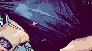 In this gay animation, he fucks the passive mouth with his thick cock