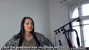 Picked Up Amateur Flashing Tits in Public