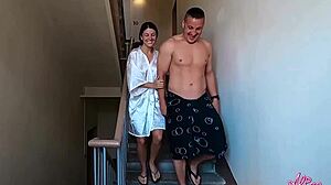 Husband, let’s talk about that hard public fuck with neighbor on staircase!