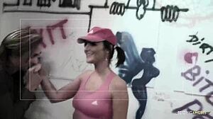 lexi kisses brunette, shafts want interracial foursome