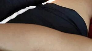 Harassing mature big-ass woman on Lima streets