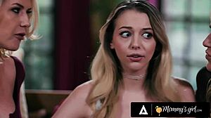 hey lily larimar, which stepmom licks better in this naughty threesome?