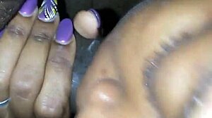 amateur satin sheetz giving head in a steamy short clip  