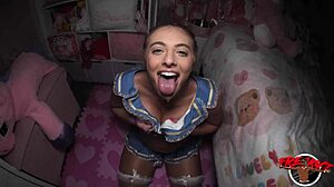 Gia Derza Takes Massive BBC and Bathes in Golden Showers