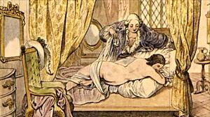 Vintage EROTIC Illustration From Retro Anime Hentai Cartoon