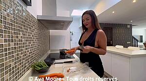 kitchen fuck, you gonna pound my pussy on this counter till i’m covered in cum?