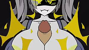 j enjoys the group banging in this anime scene